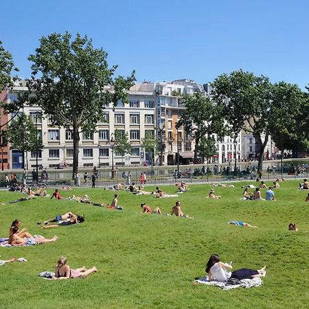 Paradis Du Canal St-Martin Et Jardin Villemin Paris Eksteriør billede